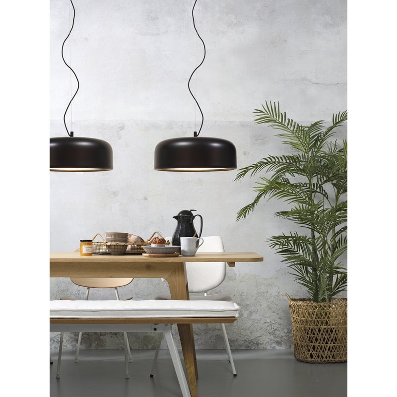 it's about RoMi-collectie Hanging lamp aluminum Marseille black