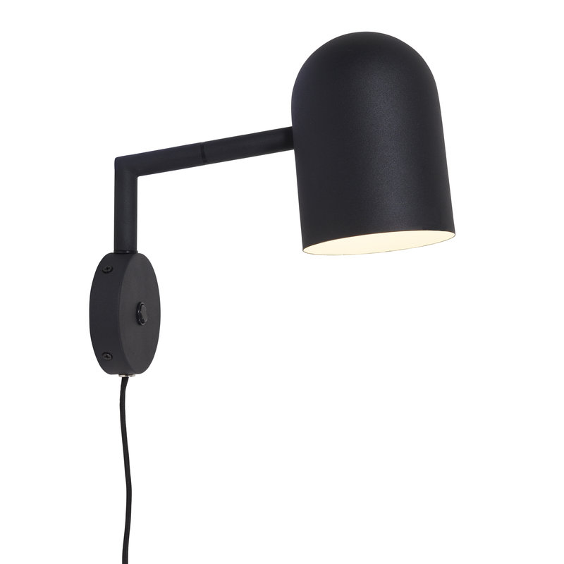 it's about RoMi-collectie Wandlamp ijzer Marseille zwart