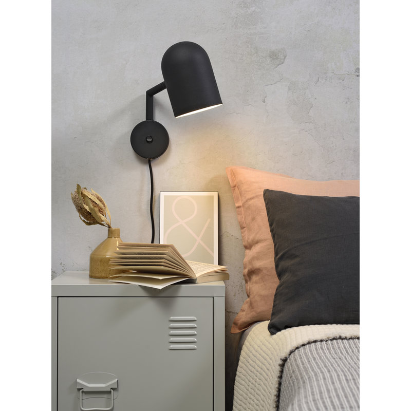 it's about RoMi-collectie Wall lamp iron Marseille black