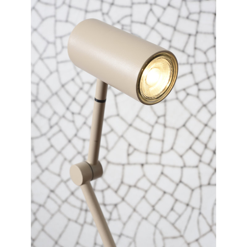 it's about RoMi-collectie Table lamp iron Montreux LED sand