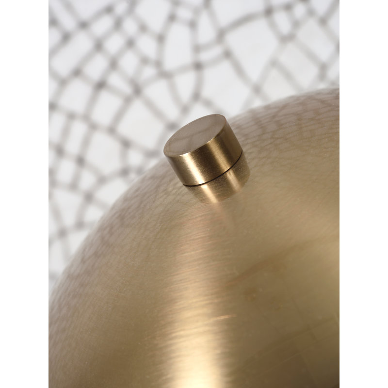 it's about RoMi-collectie Vloerlamp ijzer/marmer Toulouse wit/goud