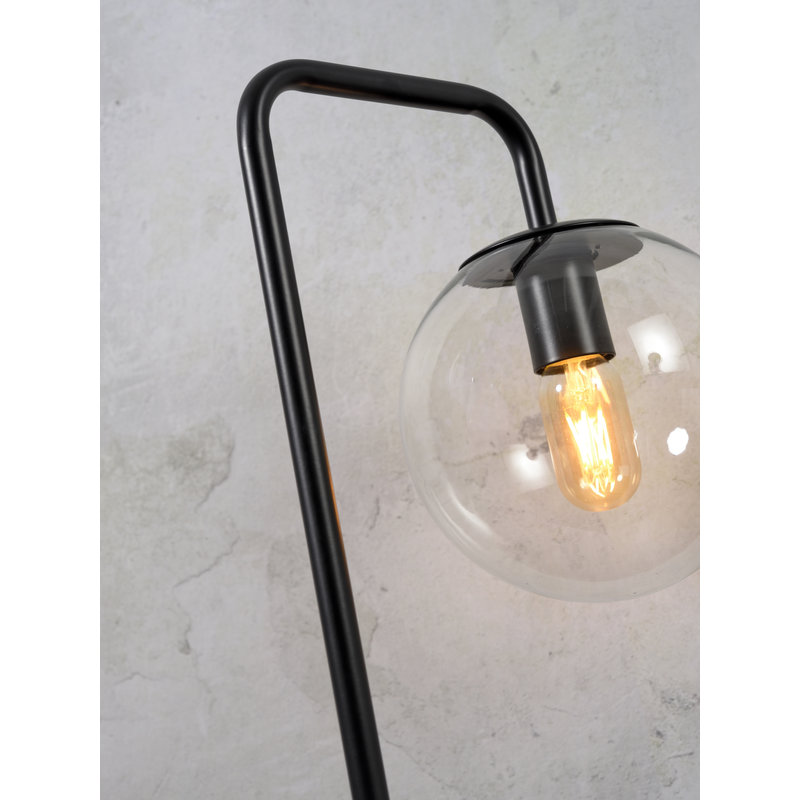 it's about RoMi-collectie Floor lamp iron/glass Warsaw black