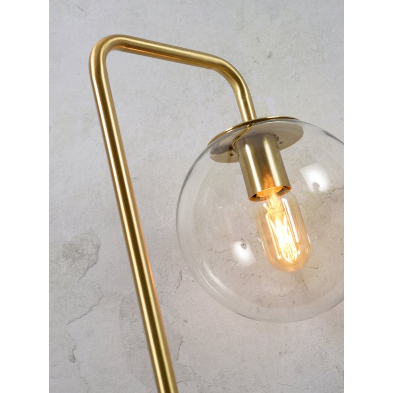it's about RoMi-collectie Floor lamp iron/glass Warsaw gold
