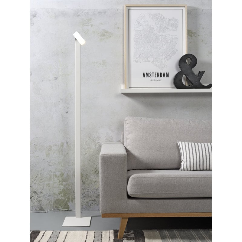 it's about RoMi-collectie Floor lamp iron Zurich LED white