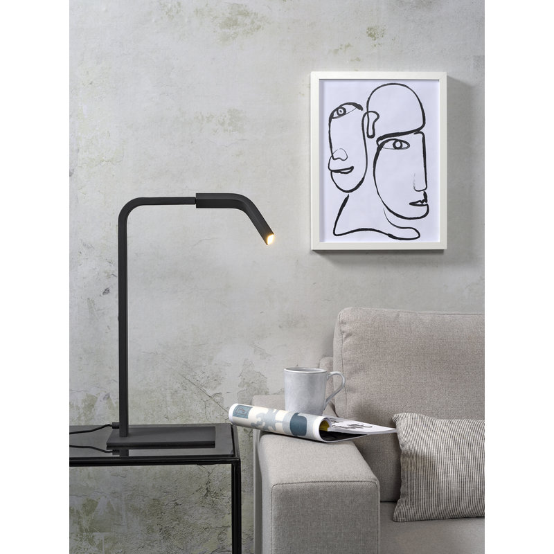 it's about RoMi-collectie Table lamp iron Zurich LED black