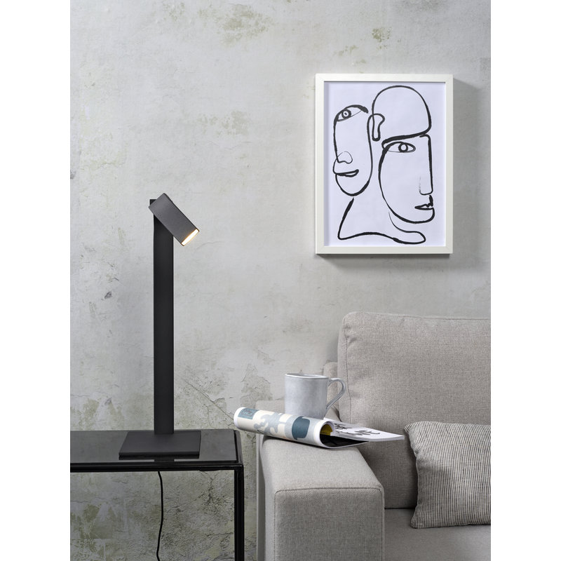 it's about RoMi-collectie Table lamp iron Zurich LED black