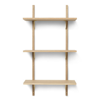 ferm LIVING Sector Shelf T/N - Oak - Brass