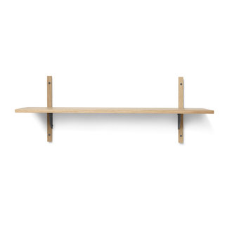 ferm LIVING Sector Shelf S/W - Oak - Black Brass