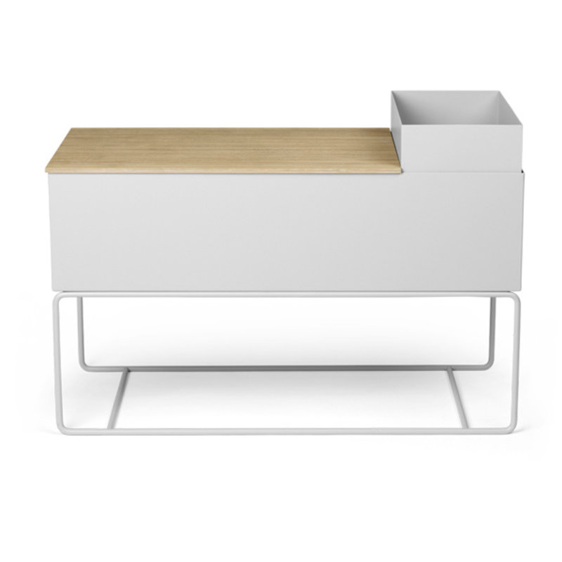 ferm LIVING-collectie Plant Box Large - Light Grey