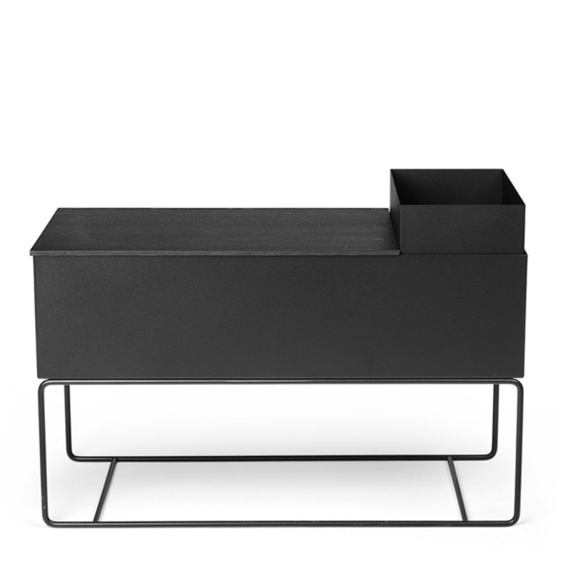 ferm LIVING-collectie Plant Box Large - Black