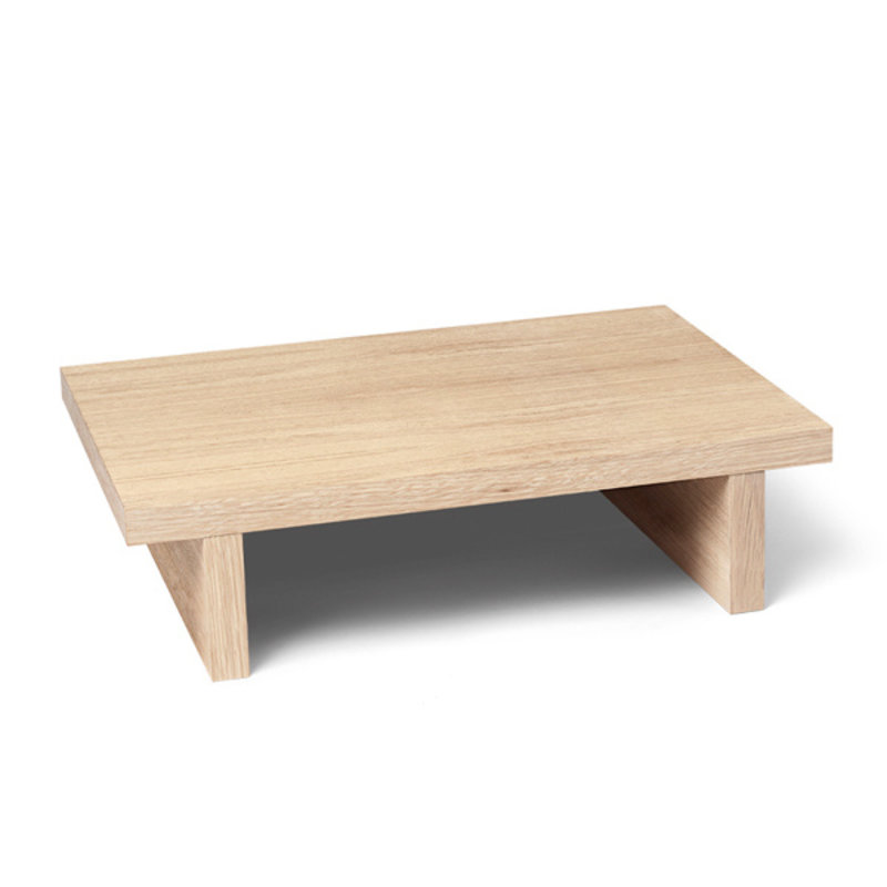 ferm LIVING-collectie Kona Side Table - Natural Oak Veneer