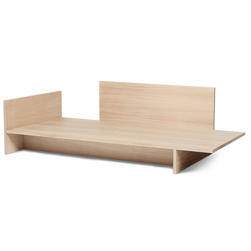 ferm LIVING-collectie Kona Bed - Natural Oak Veneer