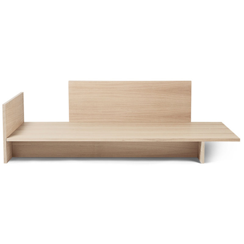 ferm LIVING-collectie Kona Bed - Natural Oak Veneer