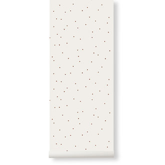 ferm LIVING Dot behang - Off-white