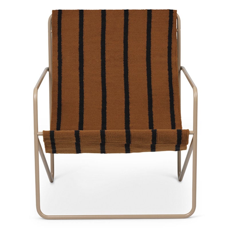 ferm LIVING-collectie Desert Chair - Cashmere/Stripe