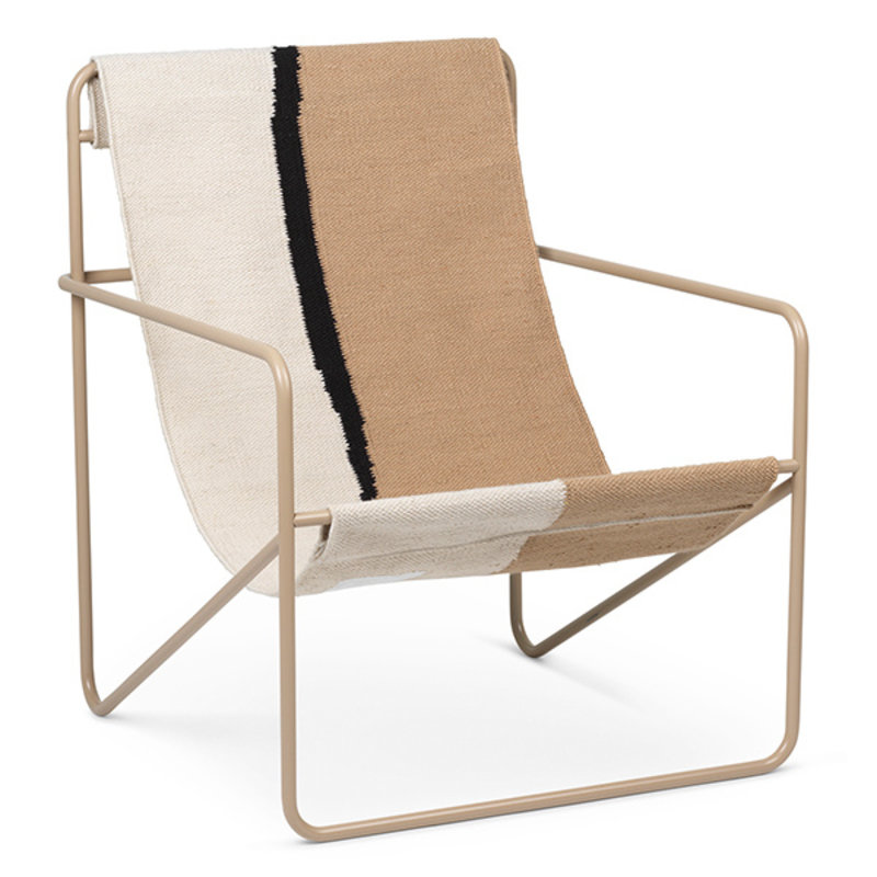 ferm LIVING-collectie Desert Chair - Cashmere/Soil