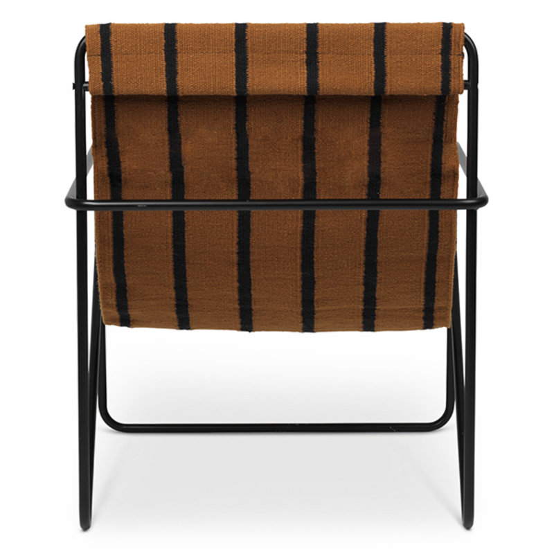 ferm LIVING-collectie Desert Chair - Black/Stripe