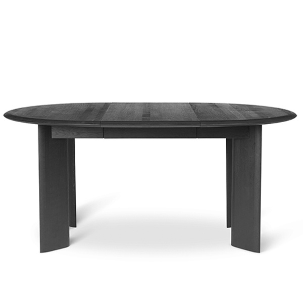 ferm LIVING-collectie Tafel Bevel verlengbaar x 1 - zwart geolied