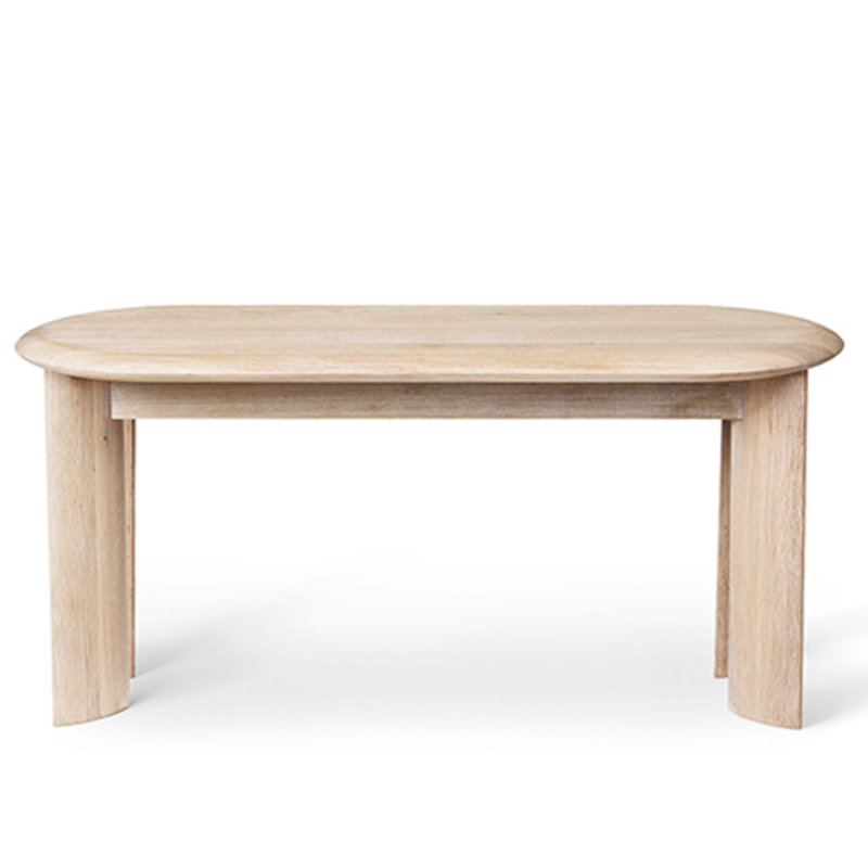 ferm LIVING-collectie Bank Bevel wit geolied eiken