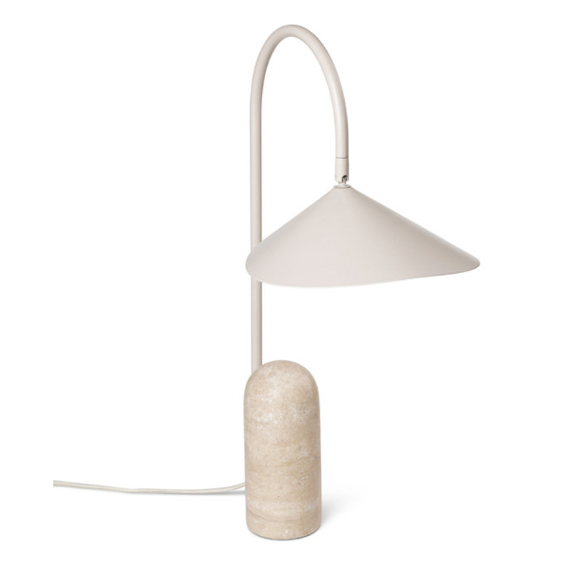 ferm LIVING-collectie Arum Table Lamp - Cashmere