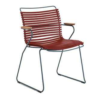 Houe CLICK armchair tuinstoel paprika