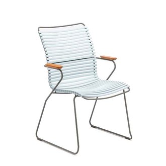 Houe CLICK armchair tall tuinstoel dusty blue