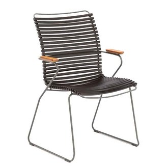 Houe CLICK armchair tall tuinstoel black
