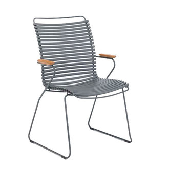 Houe CLICK armchair tall tuinstoel Dark Grey