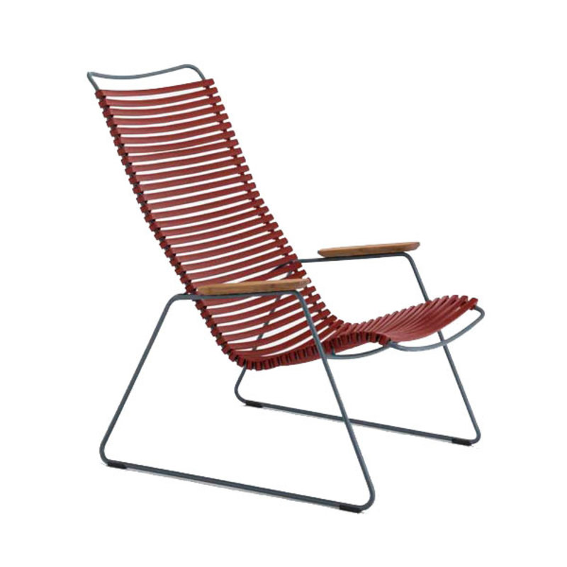 Houe-collectie CLICK Lounge Chair with Paprika lamellas