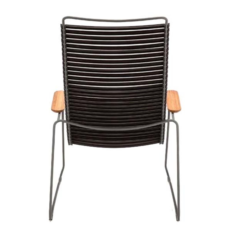 Houe-collectie CLICK Lounge Chair with Black lamellas