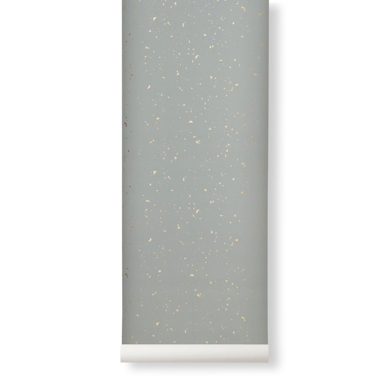 ferm LIVING-collectie Confetti behang - grijs