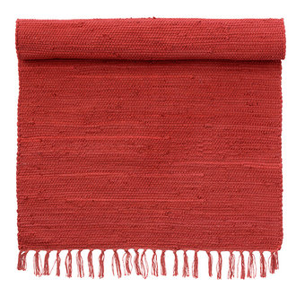 Vloerkleed Chindi rood 60 x 90 cm