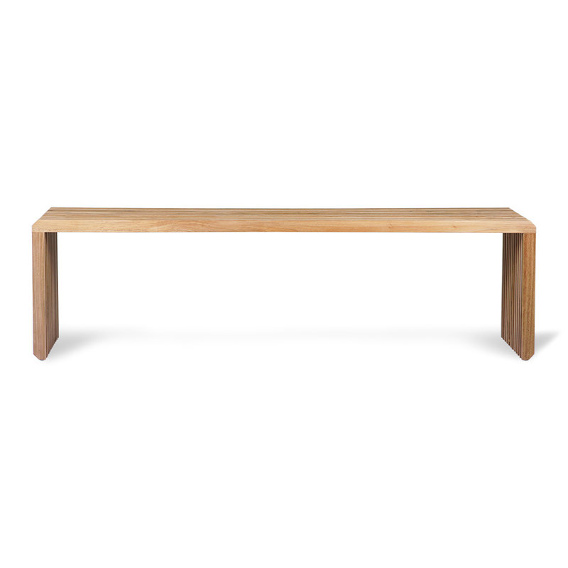 HKliving-collectie Slatted bench teak