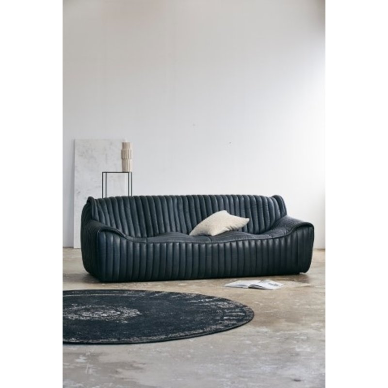 Nordal-collectie GRAND woven rug, dark grey/black