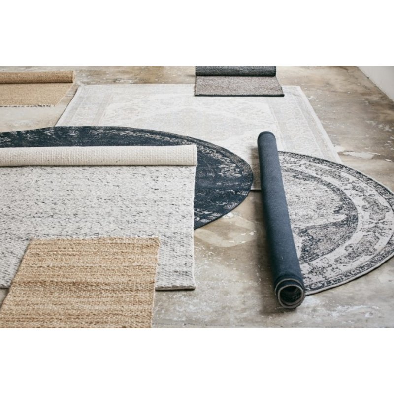 Nordal-collectie GRAND woven rug, dark grey/black