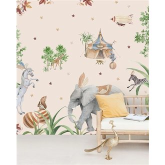 Creative Lab Amsterdam Elephant behang Mural