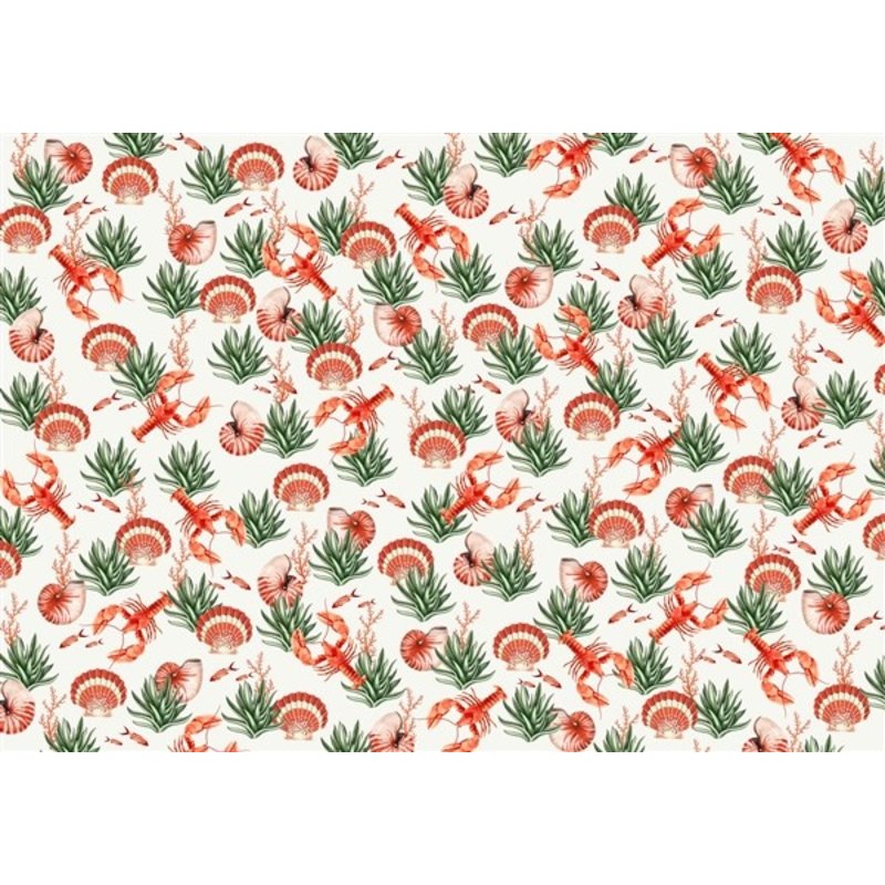 Creative Lab Amsterdam-collectie Fruits de Mer behang Mural