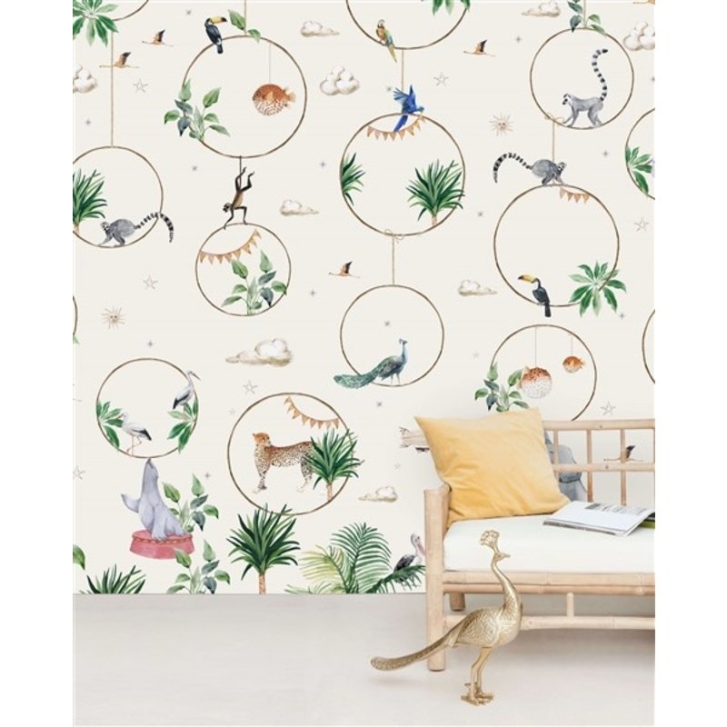Creative Lab Amsterdam-collectie Hula Hoop behang Mural
