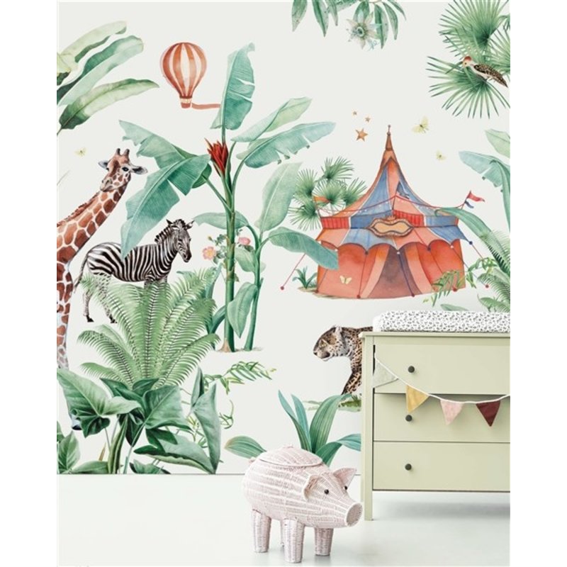 Creative Lab Amsterdam-collectie Jungle Circus Wallpaper Mural