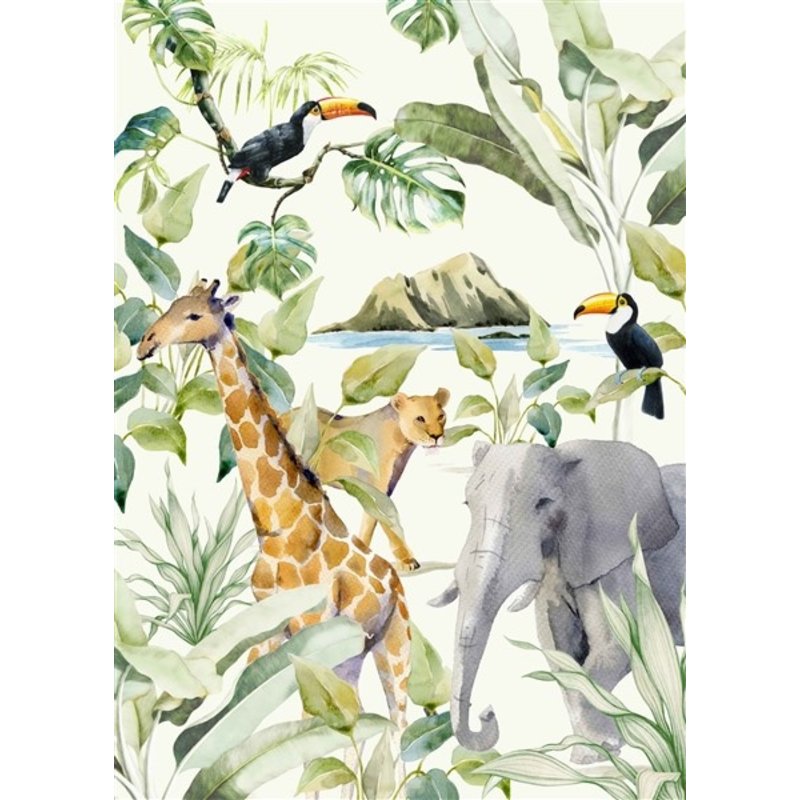 Creative Lab Amsterdam-collectie On the Island Wallpaper Mural