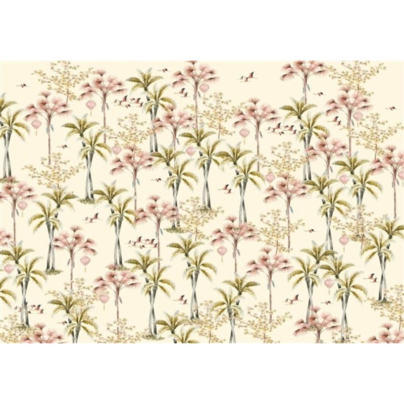 Creative Lab Amsterdam-collectie Oriental Flamingo behang Mural