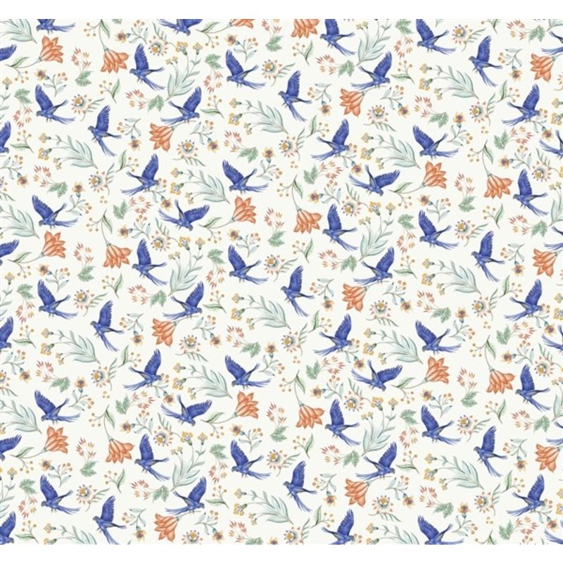 Creative Lab Amsterdam-collectie Paisley Parrot Wallpaper Mural