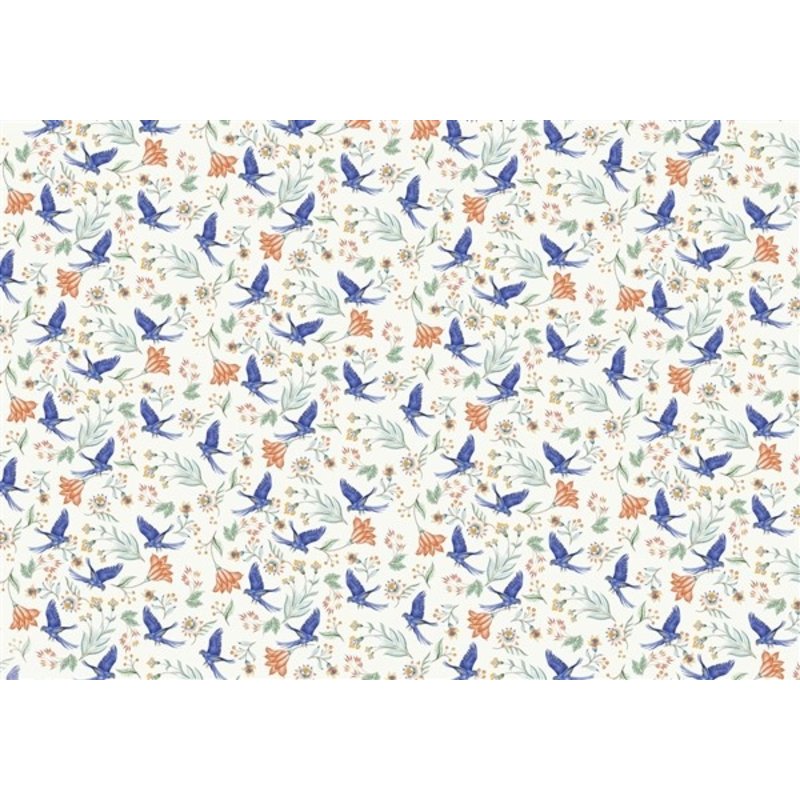 Creative Lab Amsterdam-collectie Paisley Parrot Wallpaper Mural