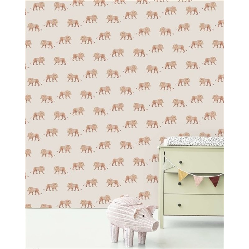 Creative Lab Amsterdam-collectie Safari King Wallpaper Mural