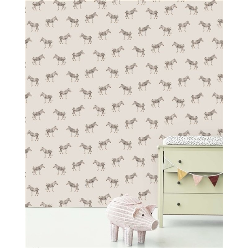 Creative Lab Amsterdam-collectie Safari Zebra Wallpaper Mural