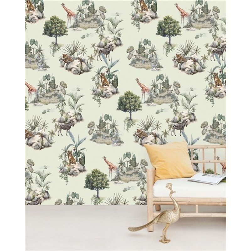 Creative Lab Amsterdam-collectie Safari Rocks behang Mural