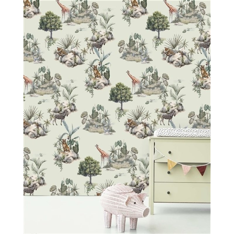 Creative Lab Amsterdam-collectie Safari Rocks behang Mural