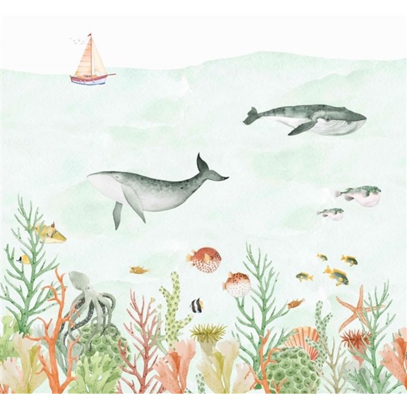 Creative Lab Amsterdam-collectie Sealife Coral Wallpaper Mural