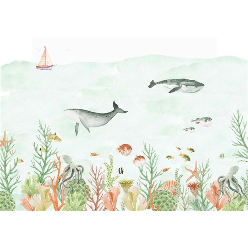 Creative Lab Amsterdam-collectie Sealife Coral Wallpaper Mural