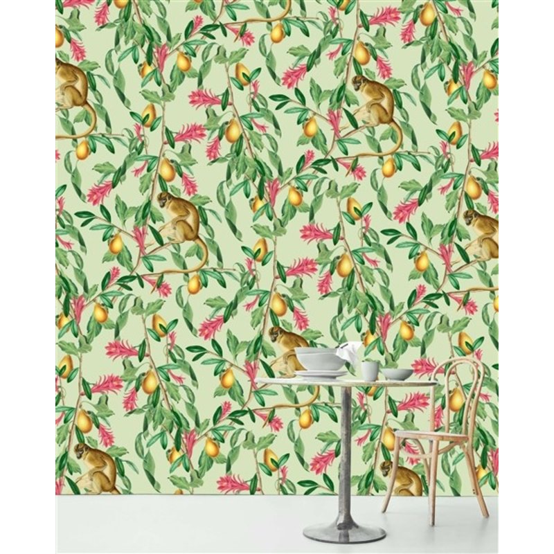 Creative Lab Amsterdam-collectie Tropical Monkey Wallpaper Mural